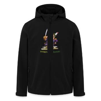 Antreten zum Schützenfest! - Recycelte Männer Softshell-Jacke von Stanley/Stella - Schwarz - Vorne - AI Model Male 185 light (185cm)