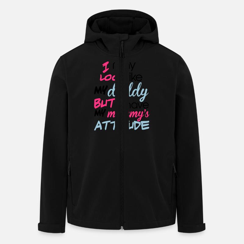 Kids - Recycelte Männer Softshell-Jacke von Stanley/Stella - Schwarz