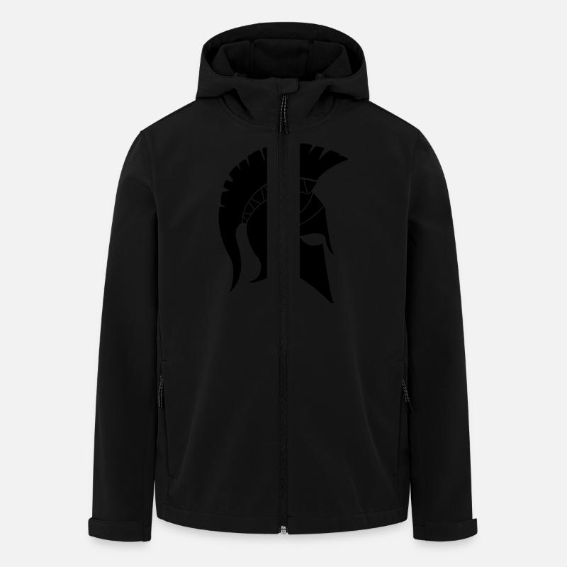 spartaner_001 - Men’s Recycled Softshell Jacket by Stanley/Stella - black