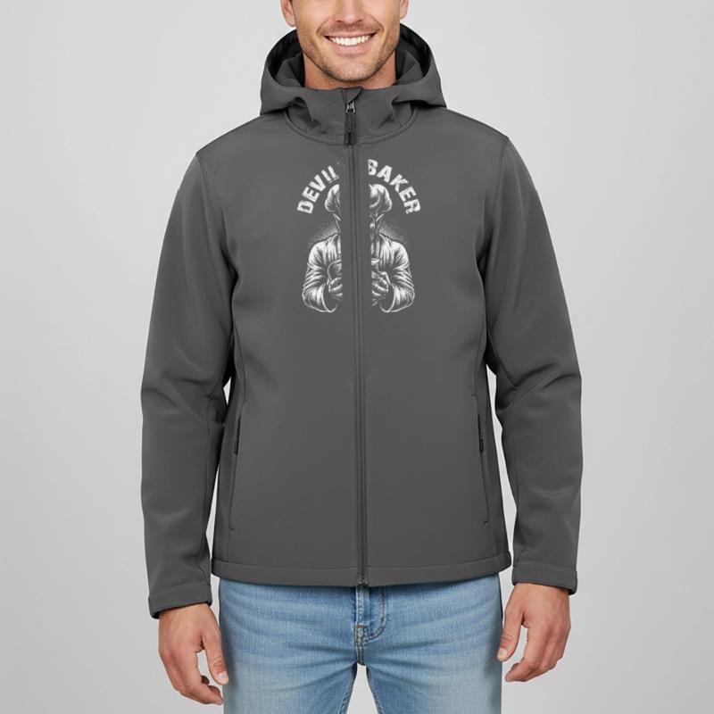 Devil's baker - the devil as baker Men’s Recycled Softshell Jacket Discoverer by Stanley/Stella