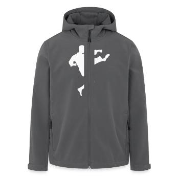 karate - Recycelte Männer Softshell-Jacke von Stanley/Stella - Anthrazit - Vorne - AI Model Male 185 light (185cm)