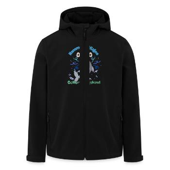 Hammermäßiges Geburtstagskind - Recycelte Männer Softshell-Jacke von Stanley/Stella - Schwarz - Vorne - AI Model Male 185 light (185cm)