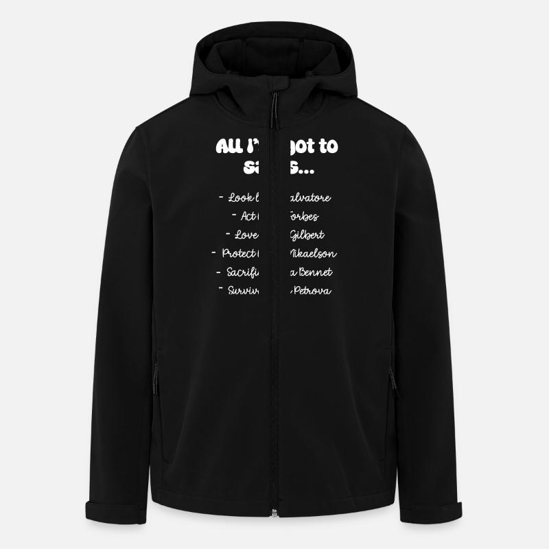 Mystisch lustiger Spruch - weiß - Recycelte Männer Softshell-Jacke von Stanley/Stella - Schwarz