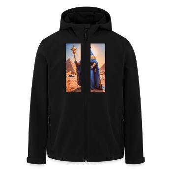 Ammit, bête monstrueuse, attendant par les écailles de j - Veste softshell homme en polyester recyclé Stanley/Stella - noir - Devant - AI Model Male 185 light (185cm)