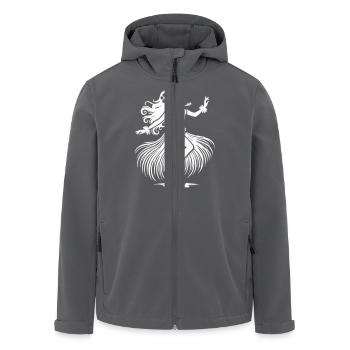 Hawaï Femme Aloha - Veste softshell homme en polyester recyclé Stanley/Stella - charbon - Devant - AI Model Male 185 light (185cm)