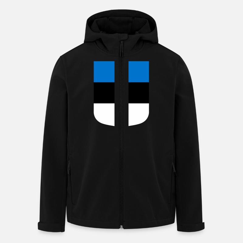 Estonie - Veste softshell homme en polyester recyclé Stanley/Stella - noir
