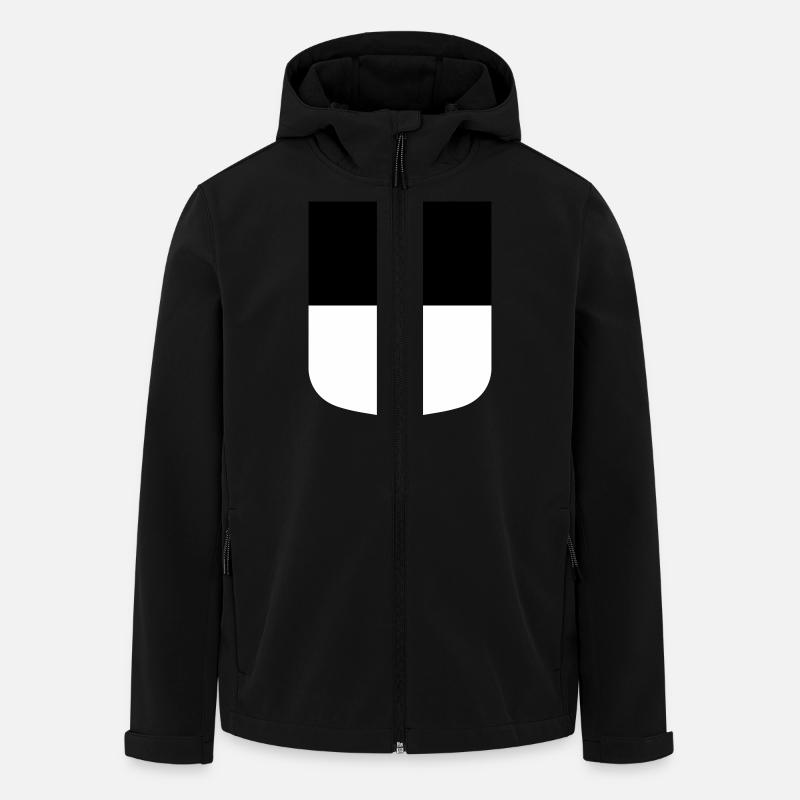 Ulm - Recycelte Männer Softshell-Jacke von Stanley/Stella - Schwarz