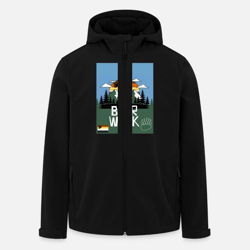 bear Week - Men’s Recycled Softshell Jacket by Stanley/Stella - black