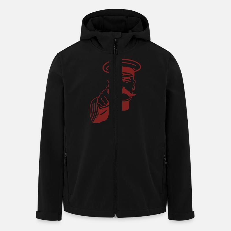 Ich will Dich - Recycelte Männer Softshell-Jacke von Stanley/Stella - Schwarz