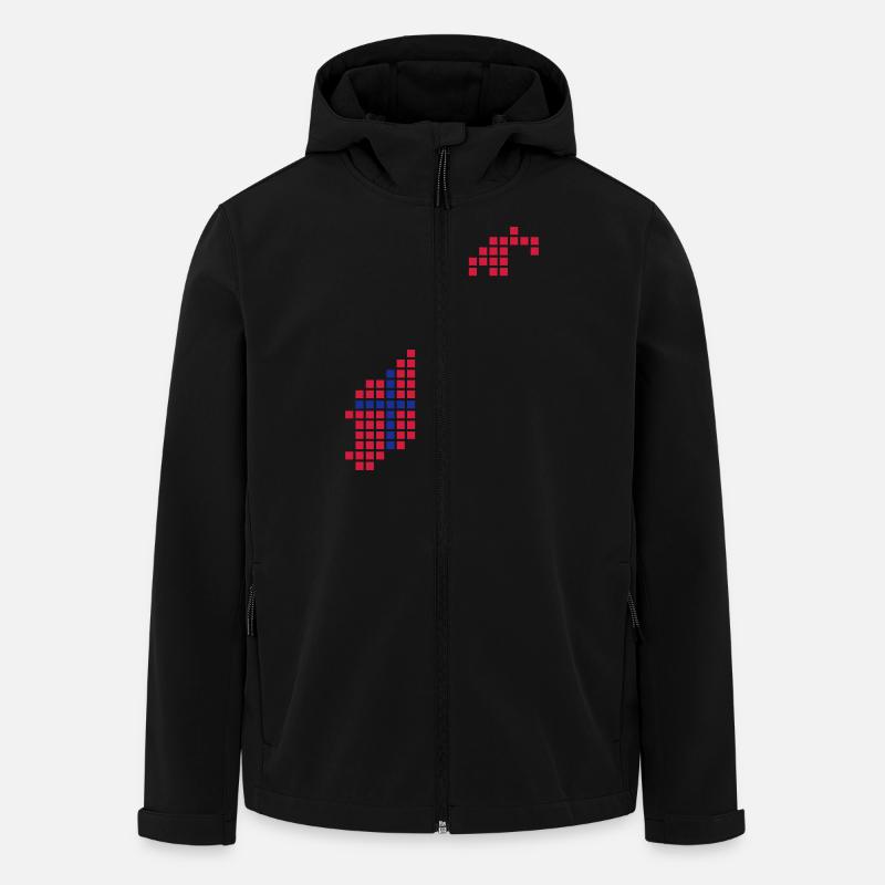 Norway - Men’s Recycled Softshell Jacket by Stanley/Stella - black