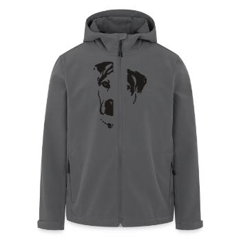 rumo - Recycelte Männer Softshell-Jacke von Stanley/Stella - Schwarz - Vorne - AI Model Male 185 light (185cm)