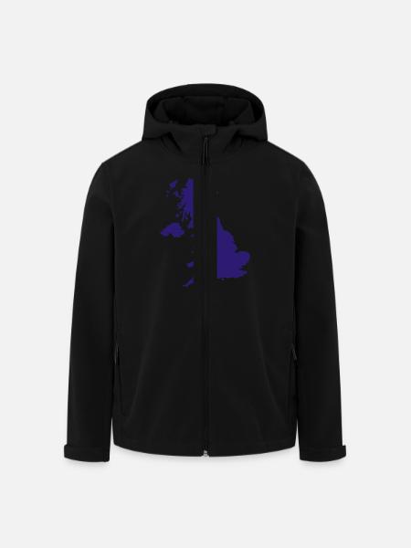 UK - Großbritannien - Recycelte Männer Softshell-Jacke von Stanley/Stella - Schwarz