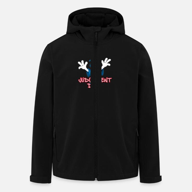 JD Logo+Text (Digital)*trans - Men’s Recycled Softshell Jacket by Stanley/Stella - black