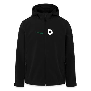 Münster Fußball - Recycelte Männer Softshell-Jacke von Stanley/Stella - Schwarz - Vorne - AI Model Male 185 light (185cm)