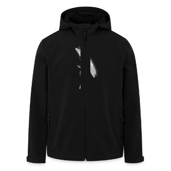 De LiTi-Gleitschirm - Recycelte Männer Softshell-Jacke von Stanley/Stella - Schwarz - Vorne - AI Model Male 185 light (185cm)