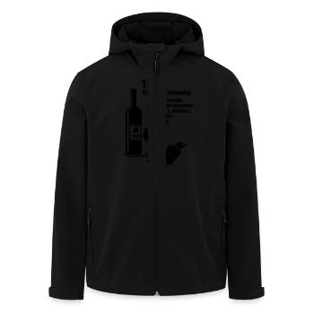 Geburtstag Jahrgang 1955 - Recycelte Männer Softshell-Jacke von Stanley/Stella - Schwarz - Vorne - AI Model Male 185 light (185cm)