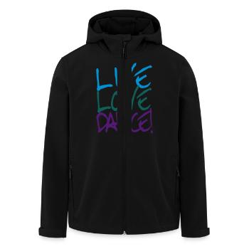 Live Love Dance! - Recycelte Männer Softshell-Jacke von Stanley/Stella - Schwarz - Vorne - AI Model Male 185 light (185cm)