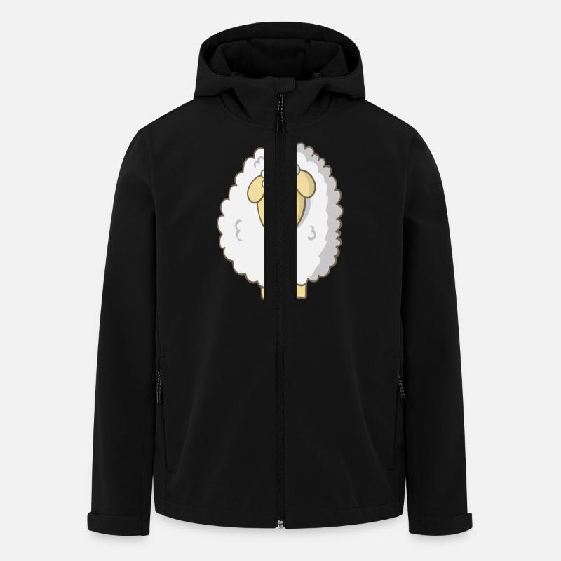 sheep - Men’s Recycled Softshell Jacket by Stanley/Stella - black