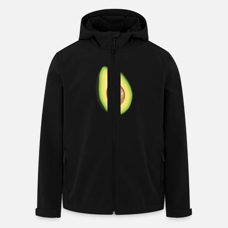 Avacado - Men’s Recycled Softshell Jacket by Stanley/Stella - black