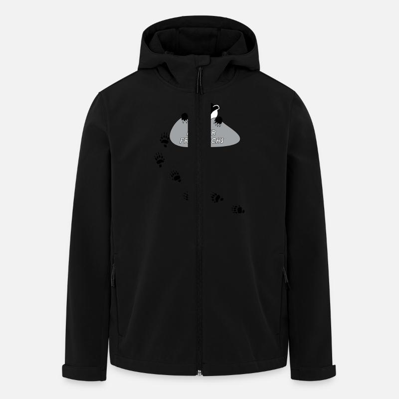 Frechdachs piccoli Badger sfacciato traccia - Giacca softshell uomo in poliestere riciclato di Stanley/Stella - nero