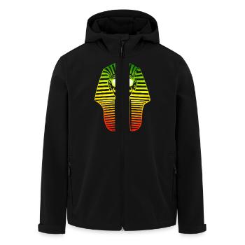 Pharaon Swagg Rasta - Veste softshell homme en polyester recyclé Stanley/Stella - noir - Devant - AI Model Male 185 light (185cm)
