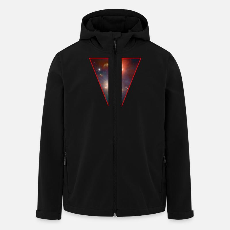 Galaxy - Space - Sterne - Cosmic - Kunst - - Recycelte Männer Softshell-Jacke von Stanley/Stella - Schwarz