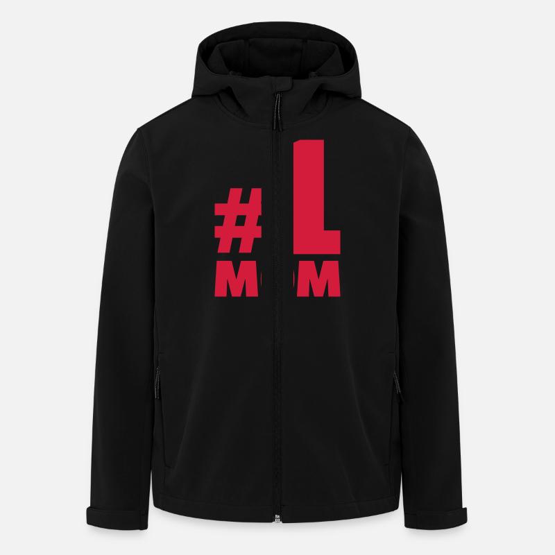 No. 1 Mom - Veste softshell homme en polyester recyclé Stanley/Stella - noir