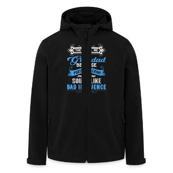 They Call Me Grandad Partner In Crime Funny - Men’s Recycled Softshell Jacket by Stanley/Stella - black - Front - AI Model Male 185 light (185cm)