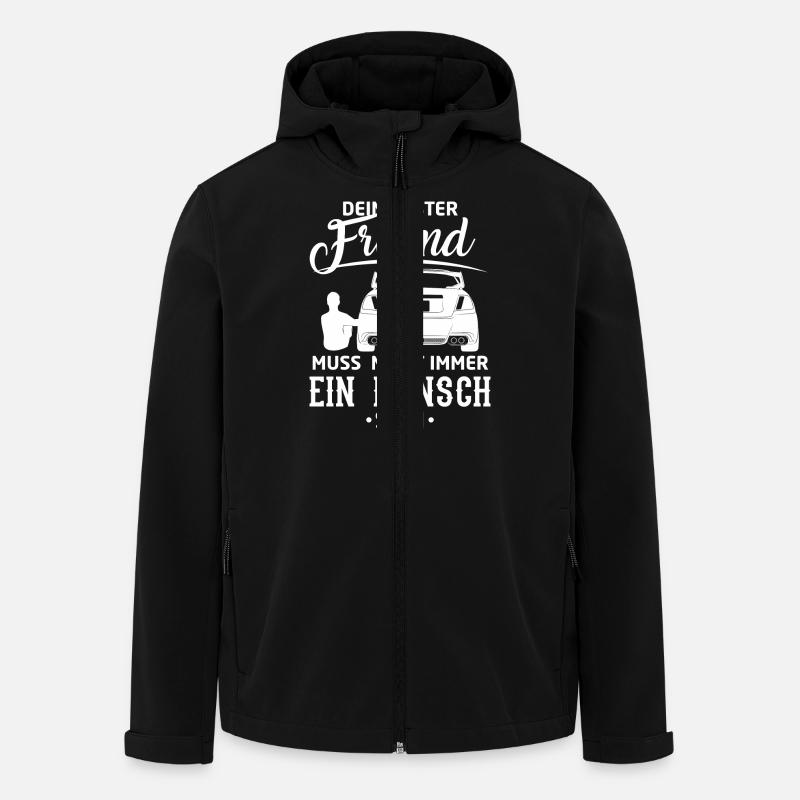Auto - Impreza Bester Freund - Recycelte Männer Softshell-Jacke von Stanley/Stella - Schwarz
