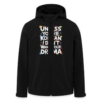 Drôle de dicton pour les fans de K-pop - Veste softshell homme en polyester recyclé Stanley/Stella - noir - Devant - AI Model Male 185 light (185cm)