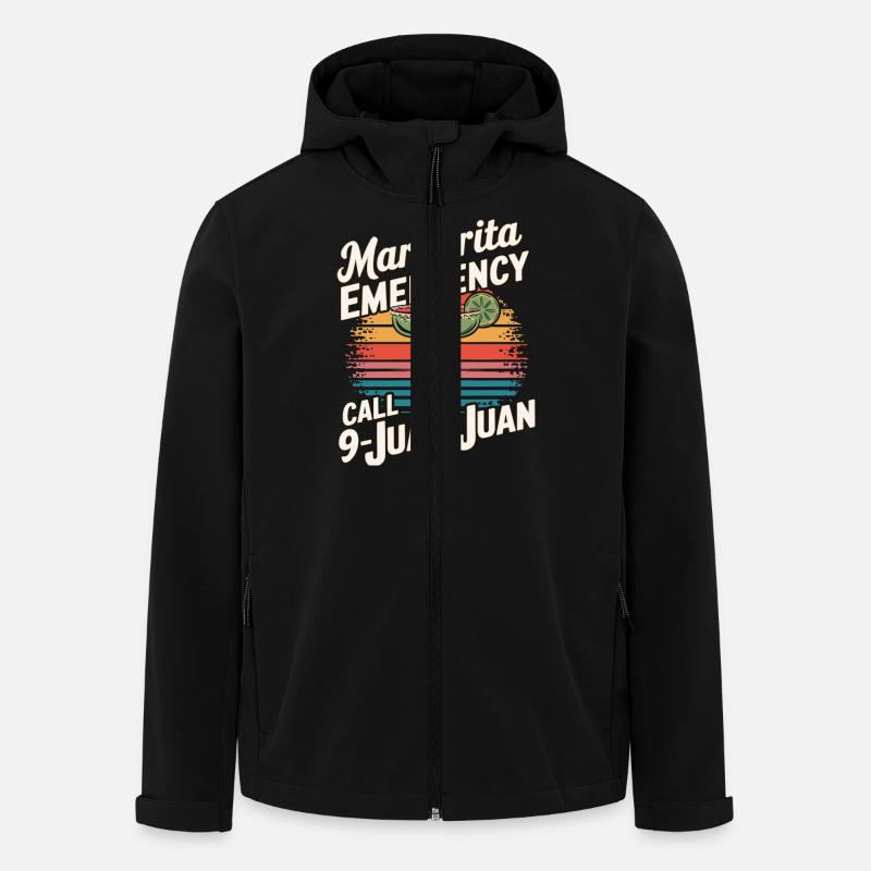 Spaßiger Cocktail-Spruch - Recycelte Männer Softshell-Jacke von Stanley/Stella - Schwarz