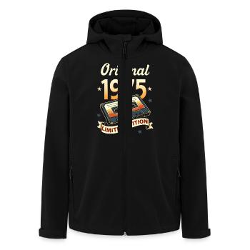 50. Geburtstag Mann Frau 50 Jahre 1975 Geschenk - Recycelte Männer Softshell-Jacke von Stanley/Stella - Schwarz - Vorne - AI Model Male 185 light (185cm)