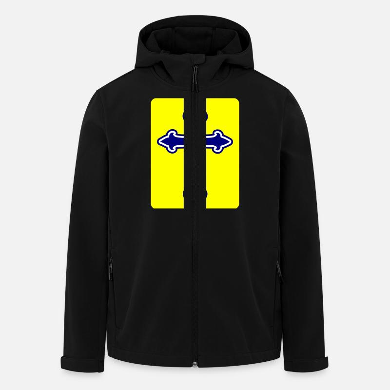 Kreuz Symbol - Recycelte Männer Softshell-Jacke von Stanley/Stella - Schwarz
