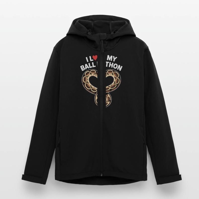 J’adore mon python royal ! Roi python Veste softshell homme en polyester recyclé Stanley/Stella