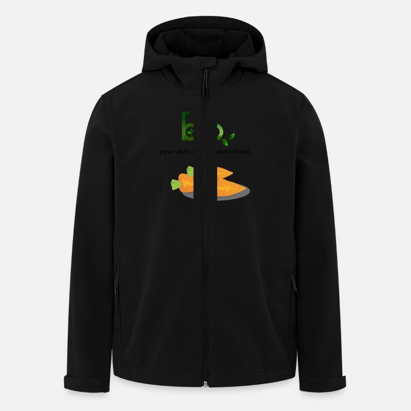 bio - Veste softshell homme en polyester recyclé Discoverer Stanley/Stella - noir