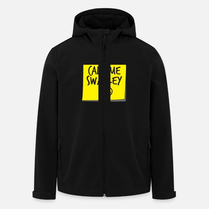 Call me Swarley - Recycelte Männer Softshell-Jacke von Stanley/Stella - Schwarz