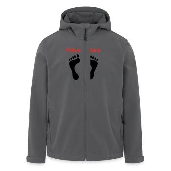 Fière d'être pied-noir - Veste softshell homme en polyester recyclé Stanley/Stella - noir - Devant - AI Model Male 185 light (185cm)