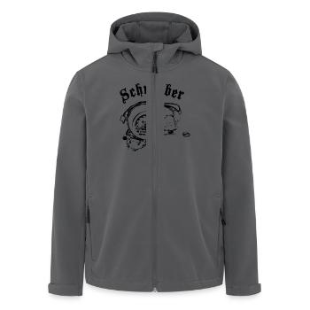 PX Schrauber - Recycelte Männer Softshell-Jacke von Stanley/Stella - Schwarz - Vorne - AI Model Male 185 light (185cm)