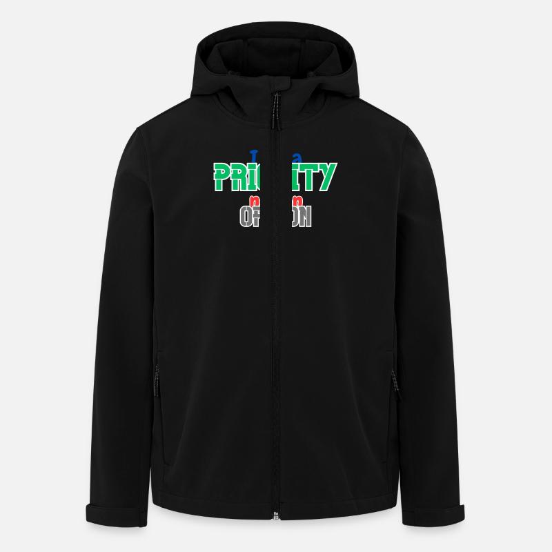 Priority not option - Men’s Recycled Softshell Jacket by Stanley/Stella - black