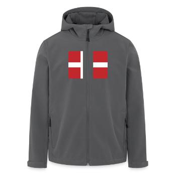 LE DANEMARK EST GÉNIAL ! - Veste softshell homme en polyester recyclé Stanley/Stella - noir - Devant - AI Model Male 185 light (185cm)