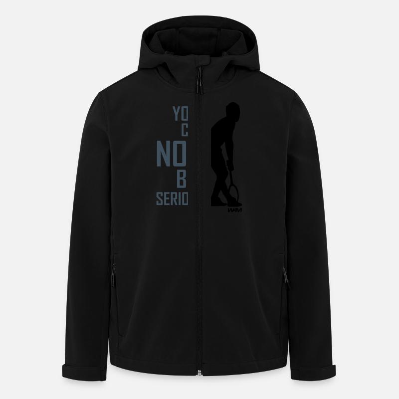tennis mcenroe tribute - Recycelte Männer Softshell-Jacke von Stanley/Stella - Schwarz