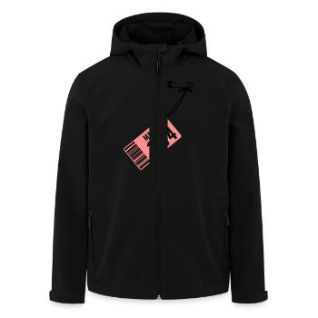 Geburtstag T-Shirt 1974 - Recycelte Männer Softshell-Jacke von Stanley/Stella - Schwarz - Vorne - AI Model Male 185 light (185cm)