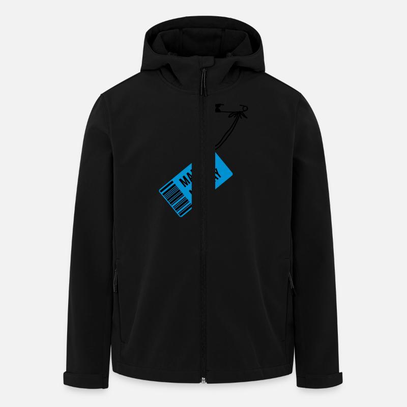 Made in Norway - Men’s Recycled Softshell Jacket by Stanley/Stella - black