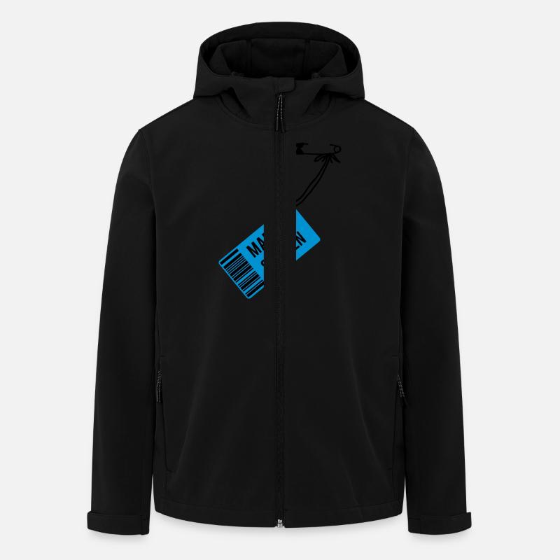 Made in Sweden - Men’s Recycled Softshell Jacket by Stanley/Stella - black