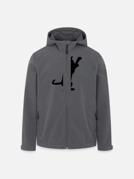 cat kitten - Veste softshell homme en polyester recyclé Stanley/Stella - noir