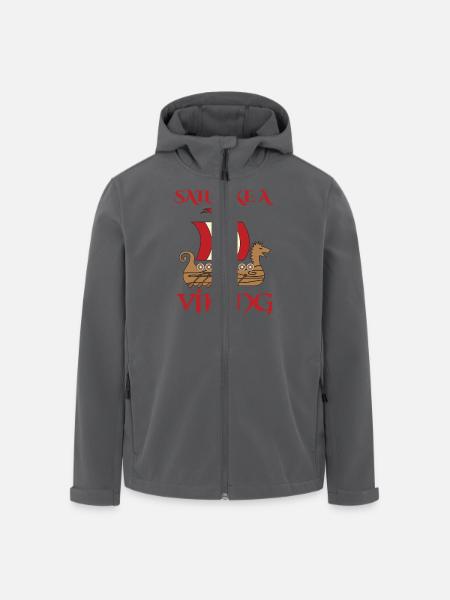 Vikings: Sail Like A Viking - Men’s Recycled Softshell Jacket by Stanley/Stella - black