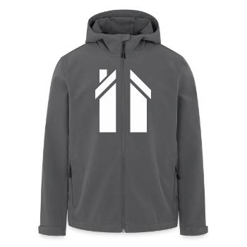Haus 2 - Recycelte Männer Softshell-Jacke von Stanley/Stella - Anthrazit - Vorne - AI Model Male 185 light (185cm)