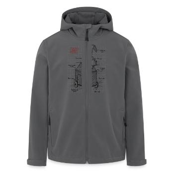 Trojan Rabbit - Veste softshell homme en polyester recyclé Stanley/Stella - noir - Devant - AI Model Male 185 light (185cm)