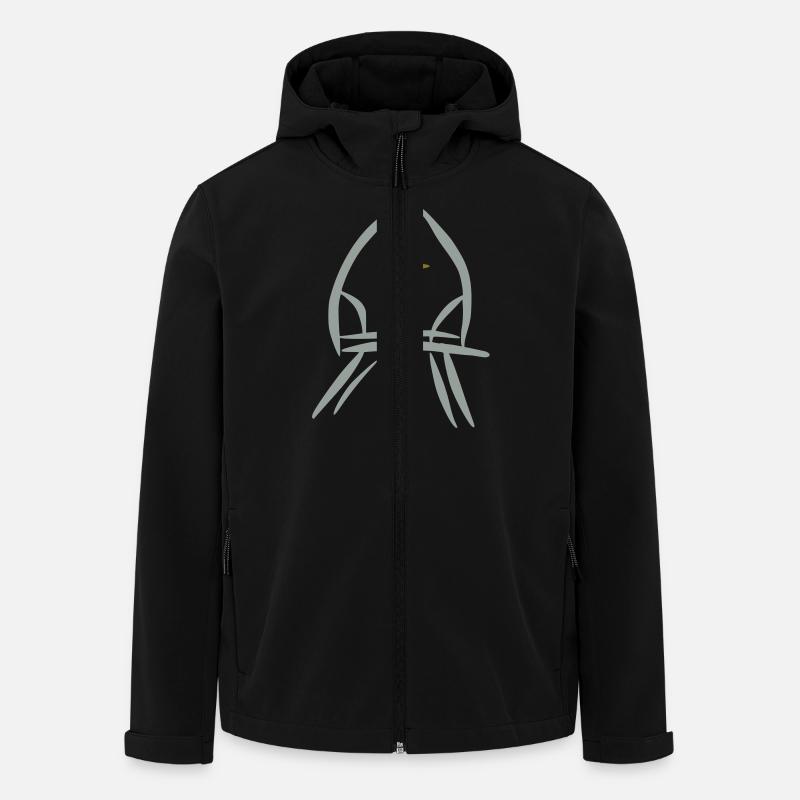 Papstmütze - Recycelte Männer Softshell-Jacke von Stanley/Stella - Schwarz