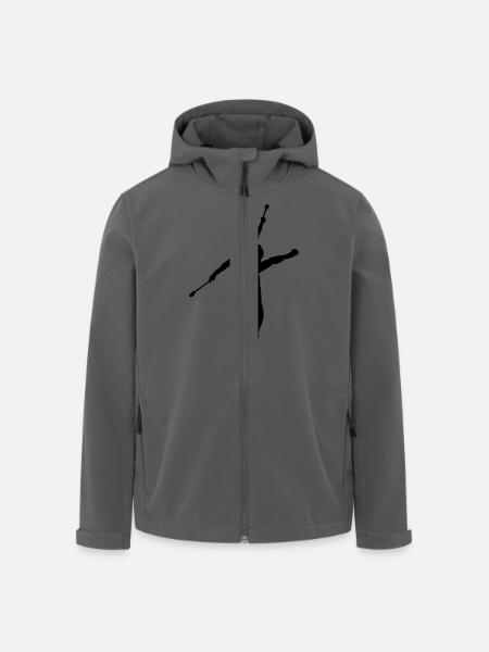 Rhythmic Gymnastics 1 - Men’s Recycled Softshell Jacket by Stanley/Stella - black